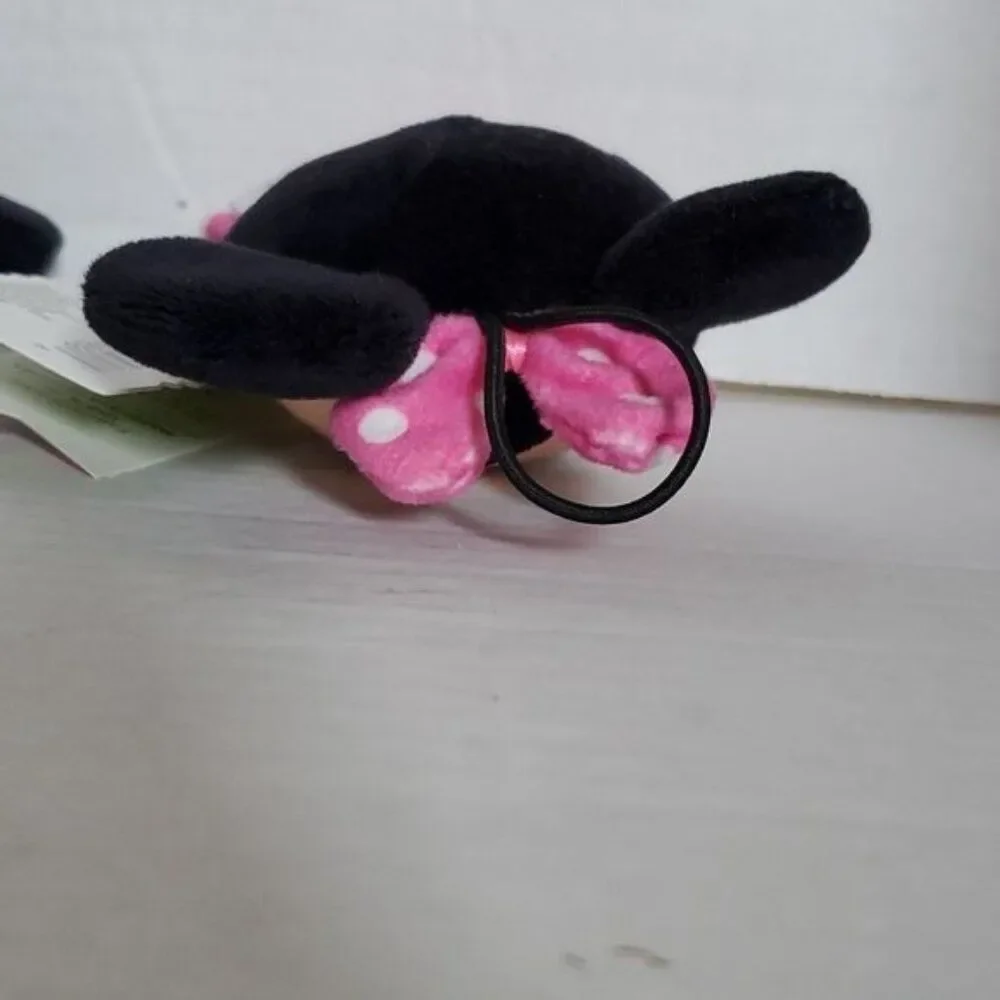Disney Hallmark Ornaments Mickey Minnie Mouse Small Stars P'tites Plushy PLUSHIE